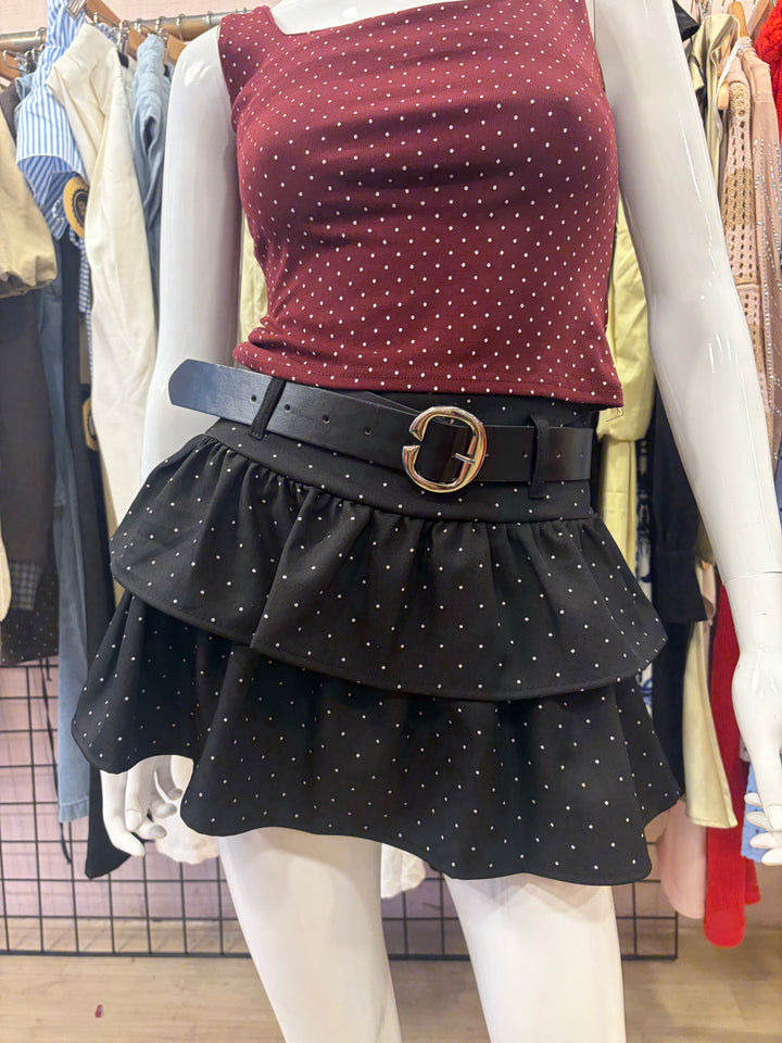 Bella polka dot skorts