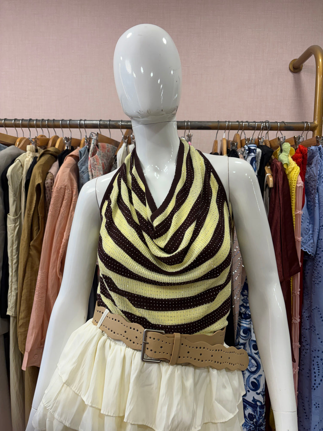 Avery cowl neck top
