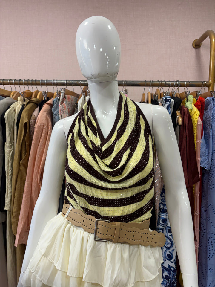 Avery cowl neck top