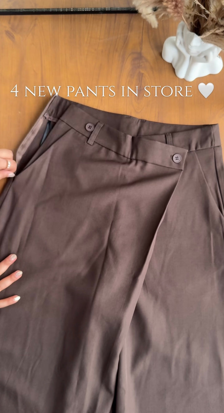 Luke side button pants