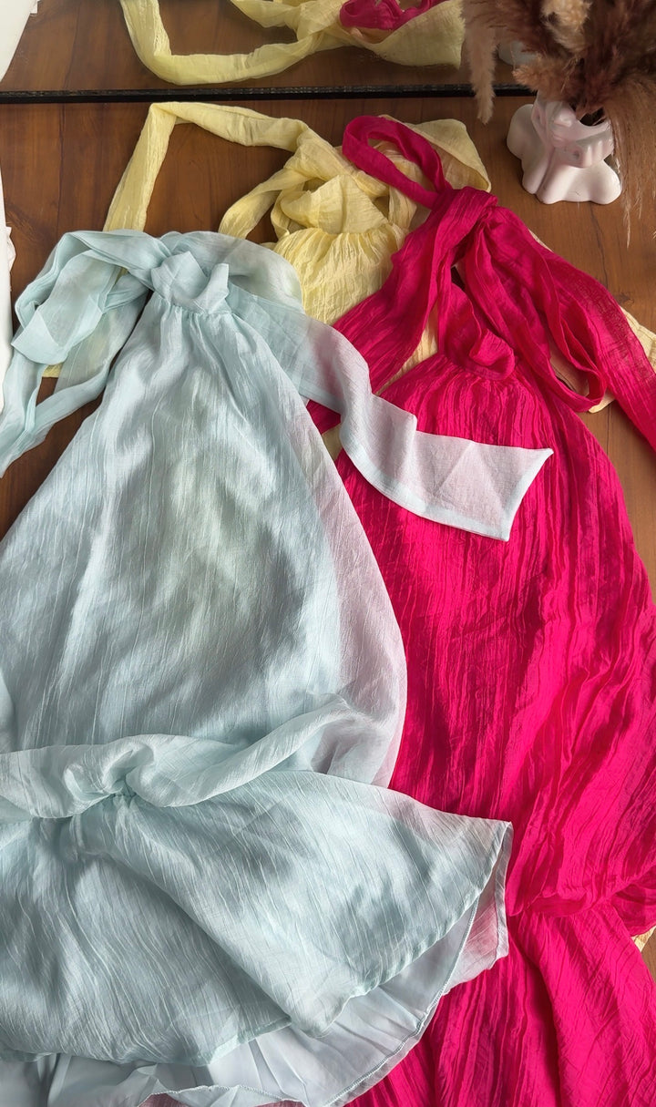 Annie halter neck dress