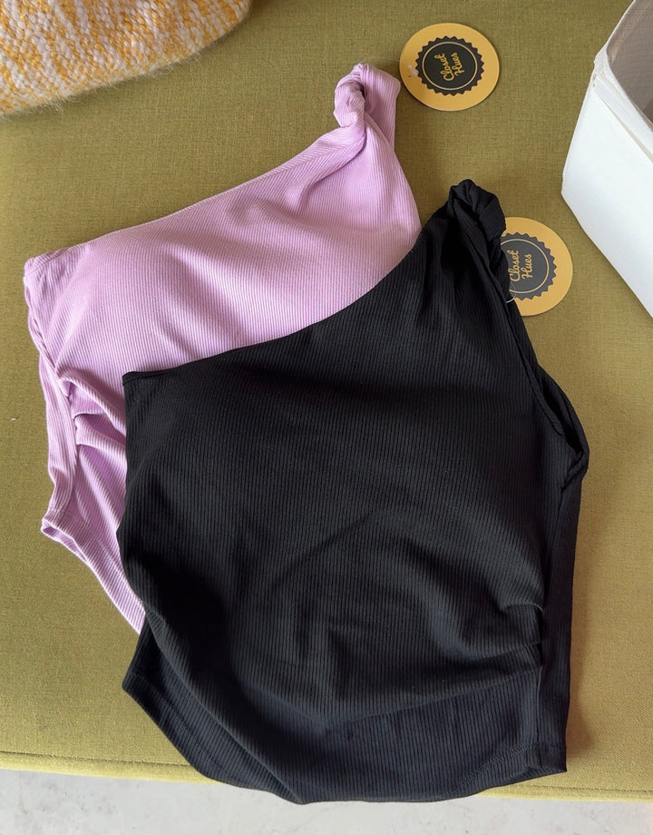 Sydney twist one shoulder top