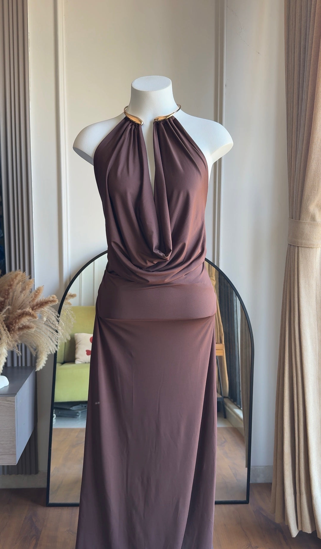 Eunice cowl neck bodycon dress CLOSET HUES Eunice cowl neck bodycon dress CLOSET HUES