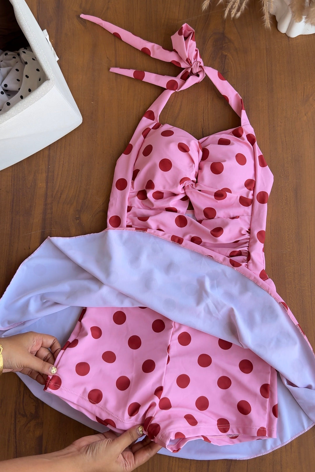 Oddity polka dot swimsuit