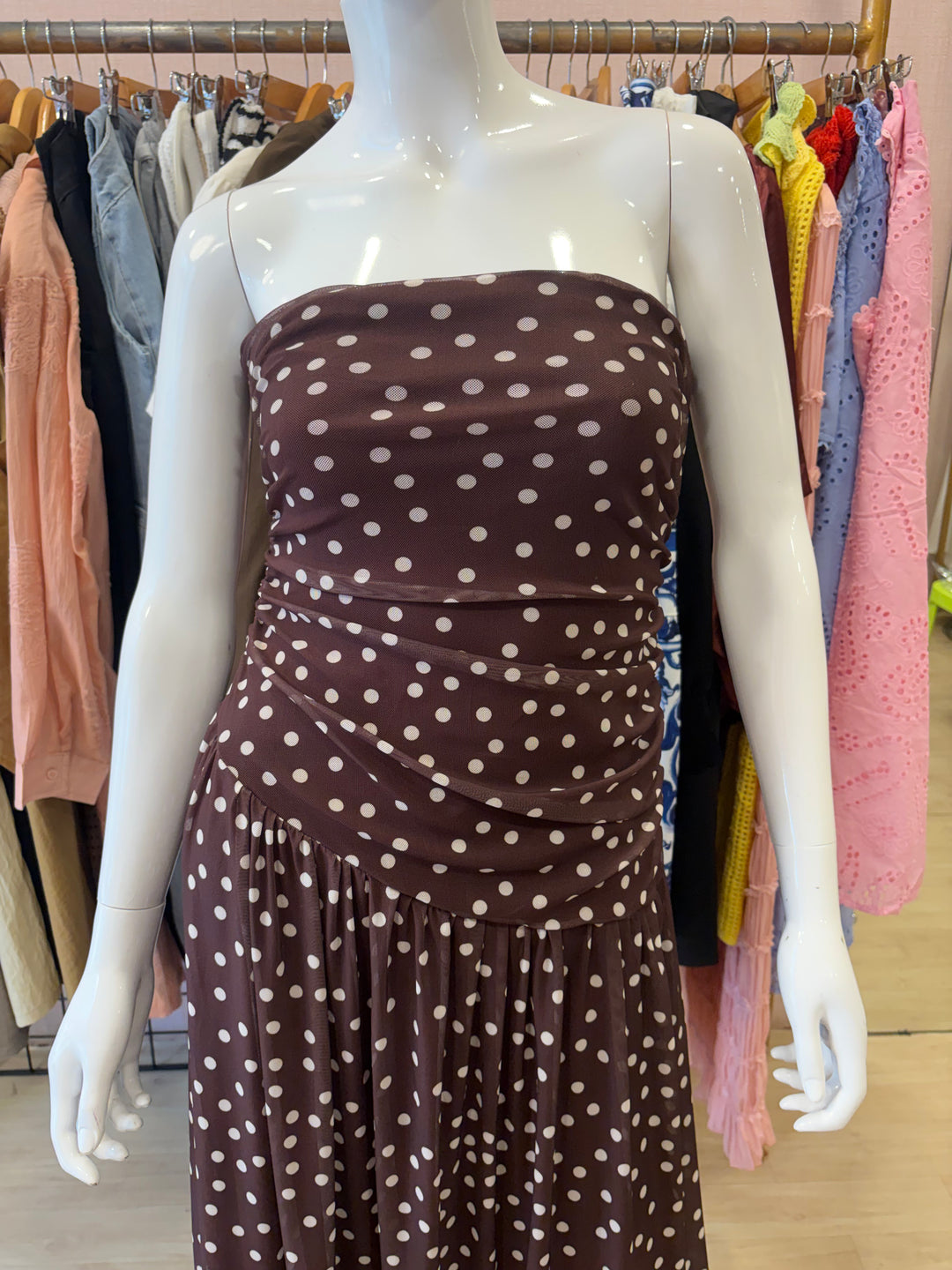 Seattle polka dot dress