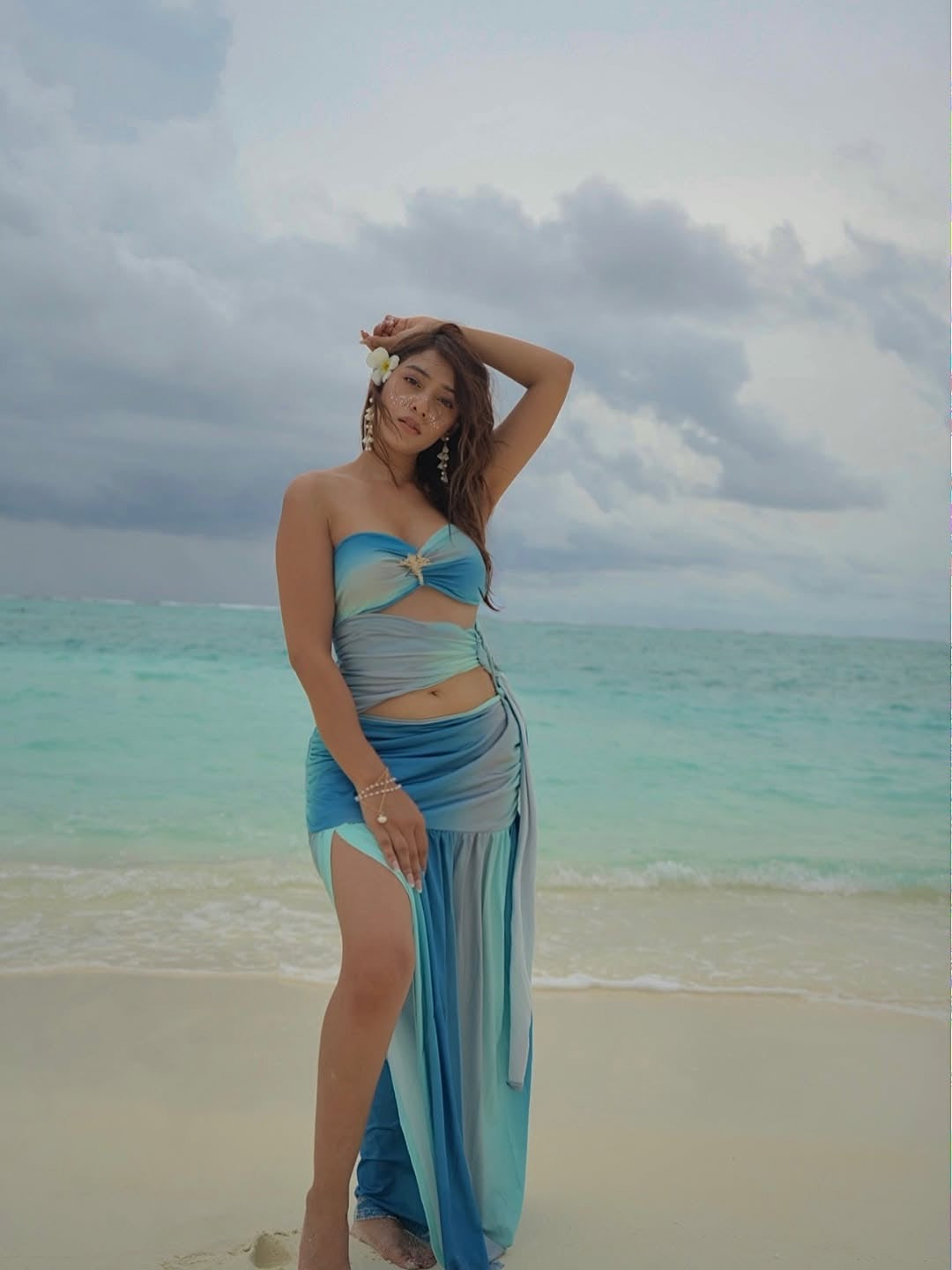 Jellyfish slit dress