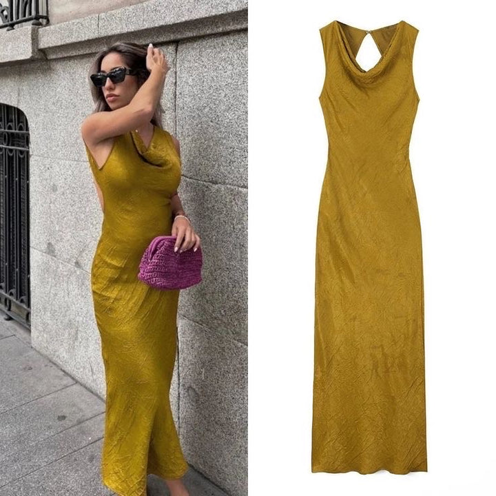 Narnia satin silk dress