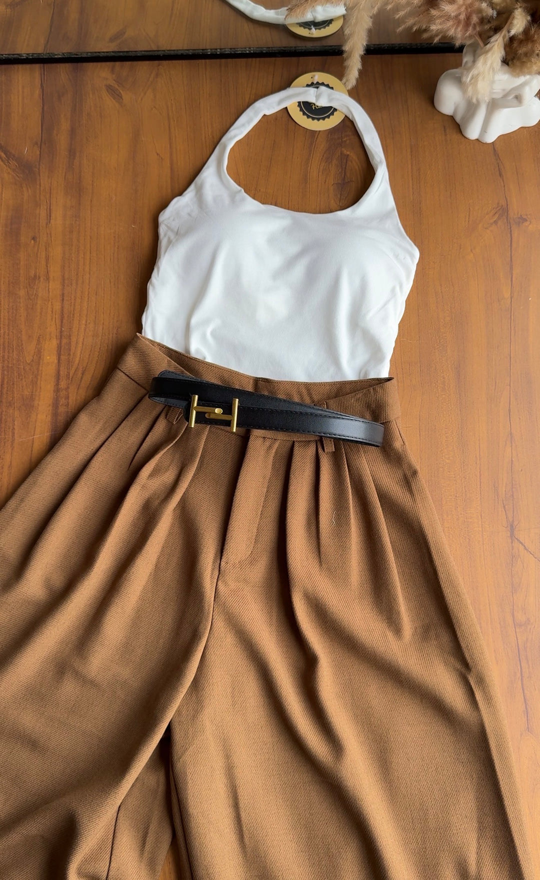 Monica high waist trousers
