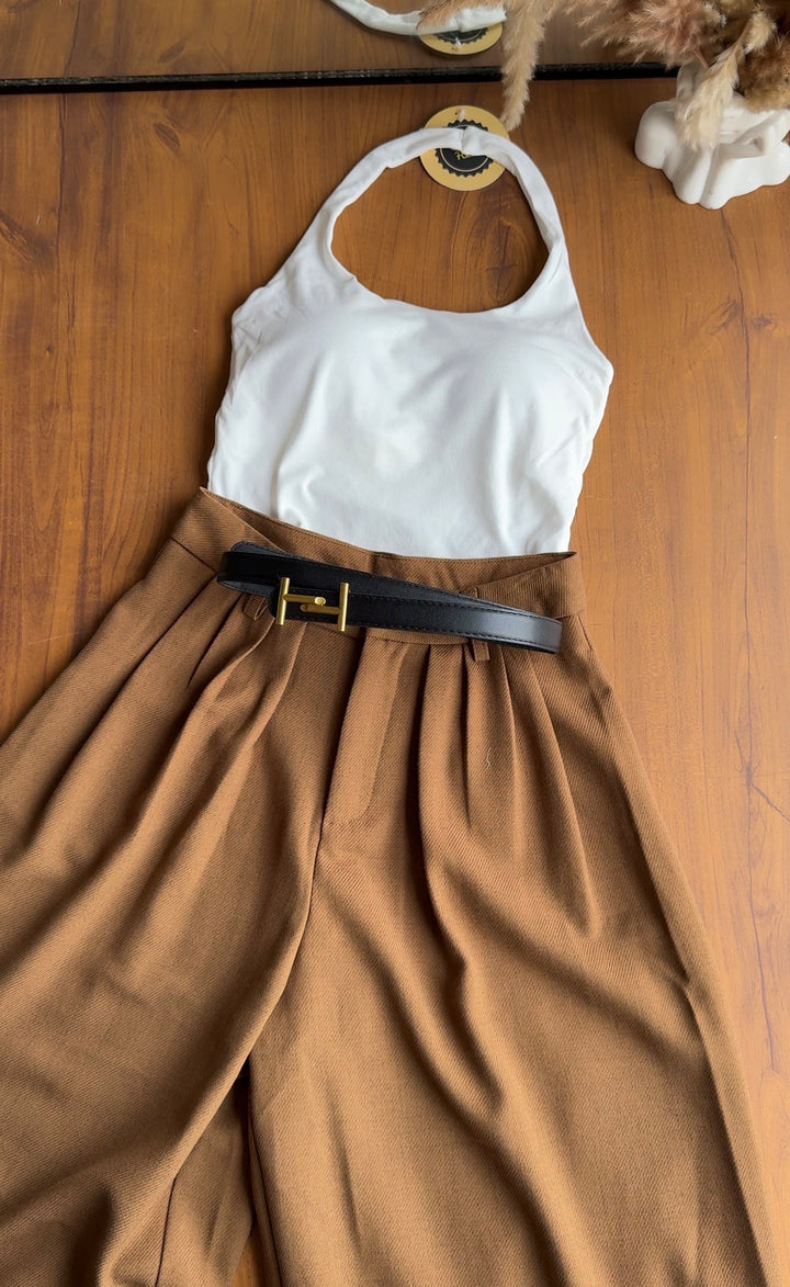 Monica high waist trousers