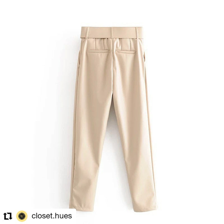 Bernie leather pants