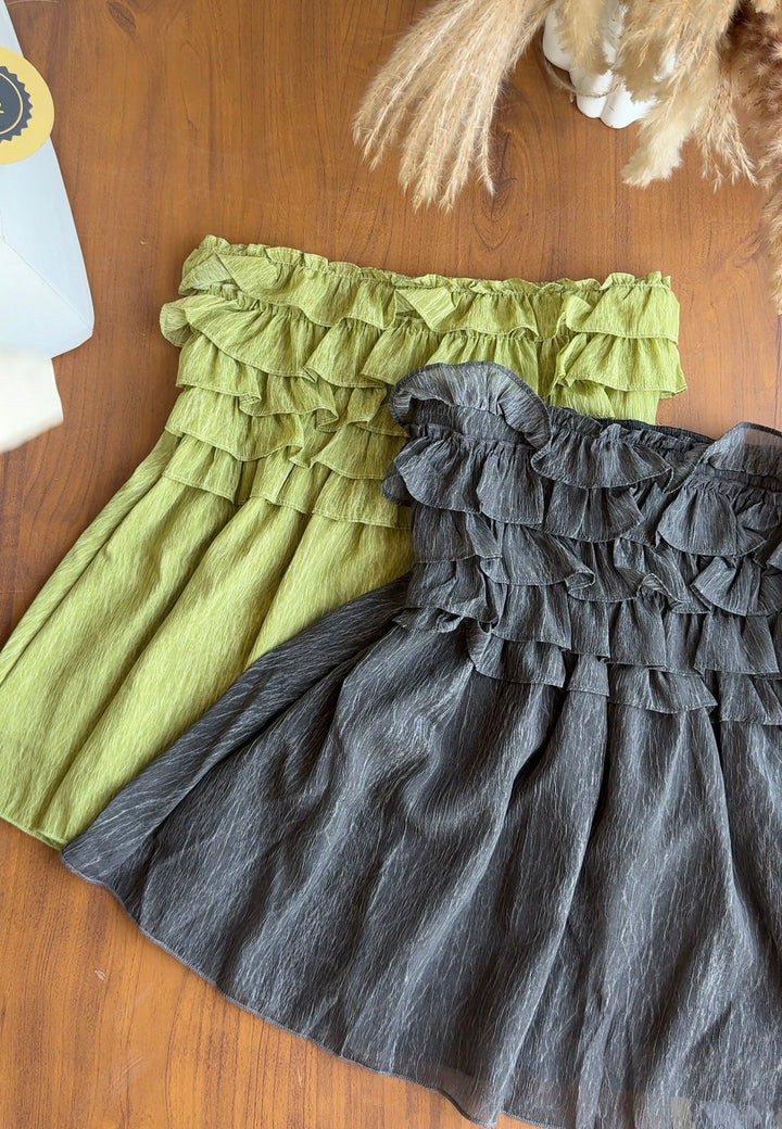 Sage tube top