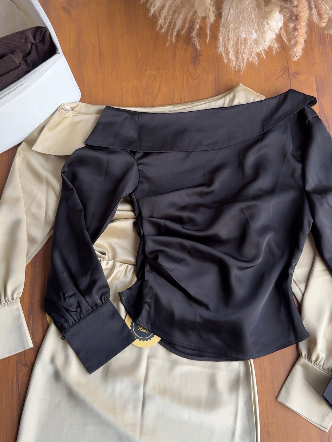 Marina satin full sleeves coords