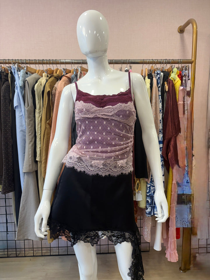 Nate lace built in bra top