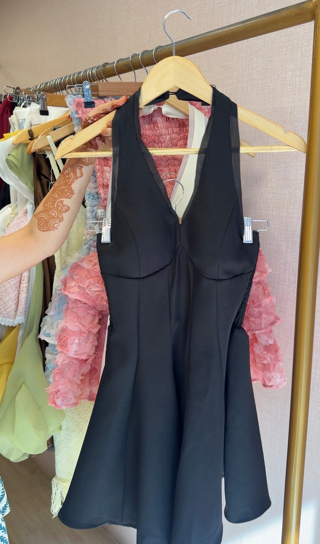 Godiva halter neck dress