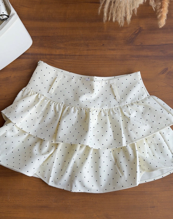Bella polka dot skorts