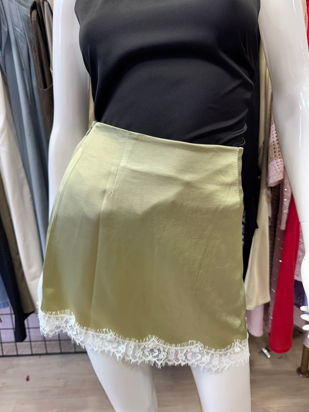 Grace satin skorts