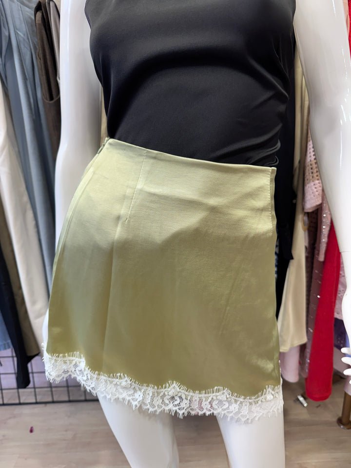 Grace satin skorts
