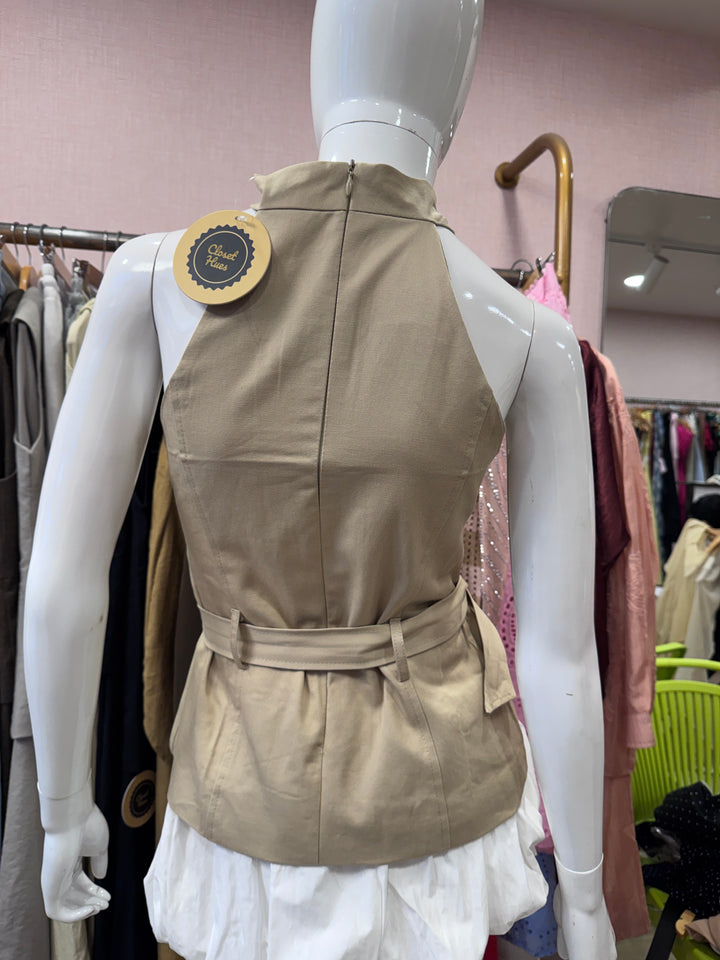 Zoe belted top