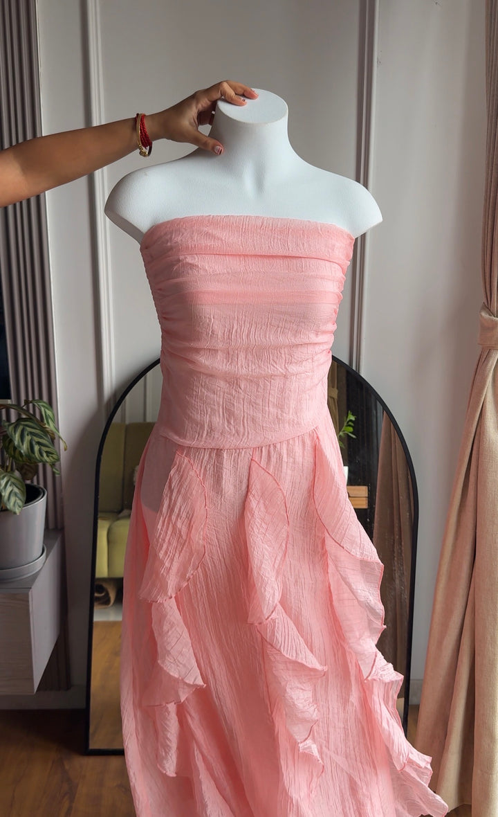 Lorelai tube frill dress