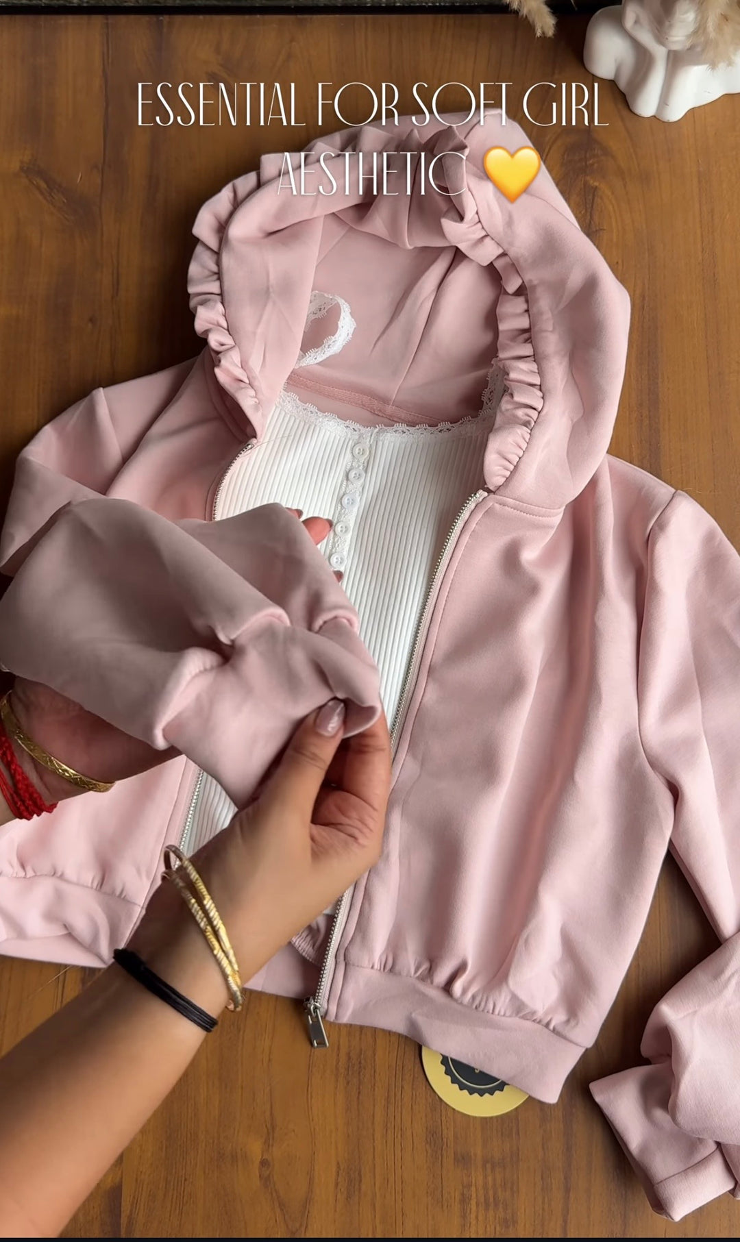 Colette hoodie and skort two piece set