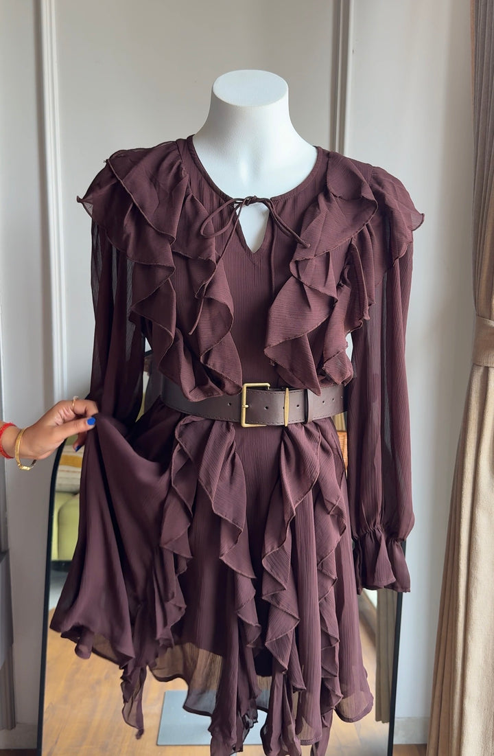 Phuket frill dress