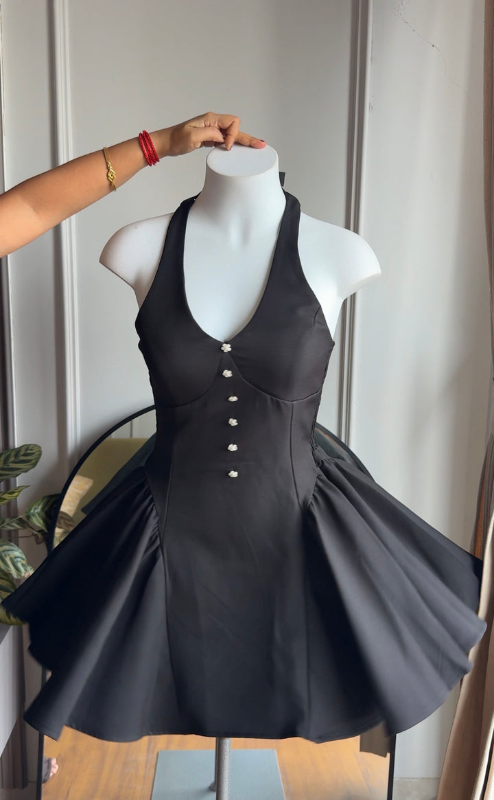 Dorothy Halter neck dress