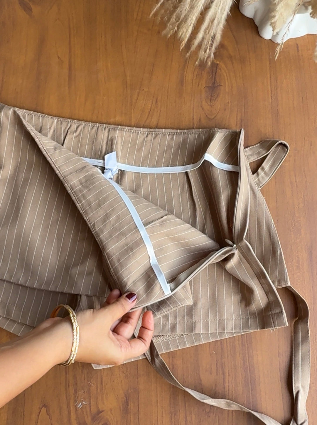 Helena striped skorts