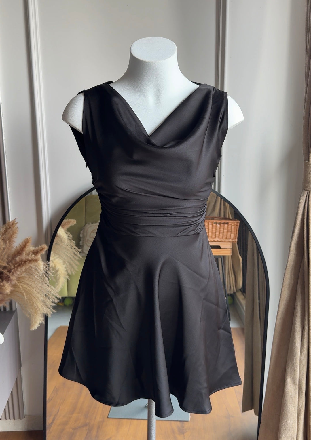 Sizzle satin silk dress