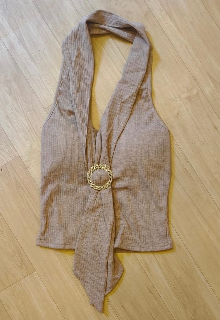 Oscar halter neck top