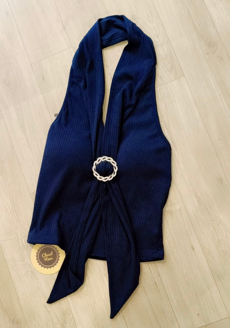 Oscar halter neck top