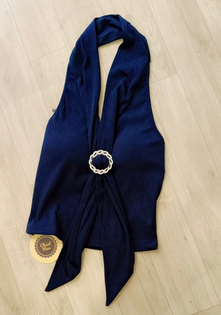 Oscar halter neck top