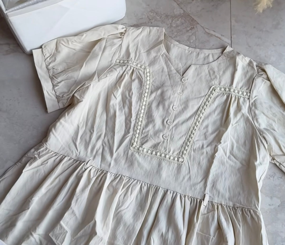 Summery Cotton belted dress