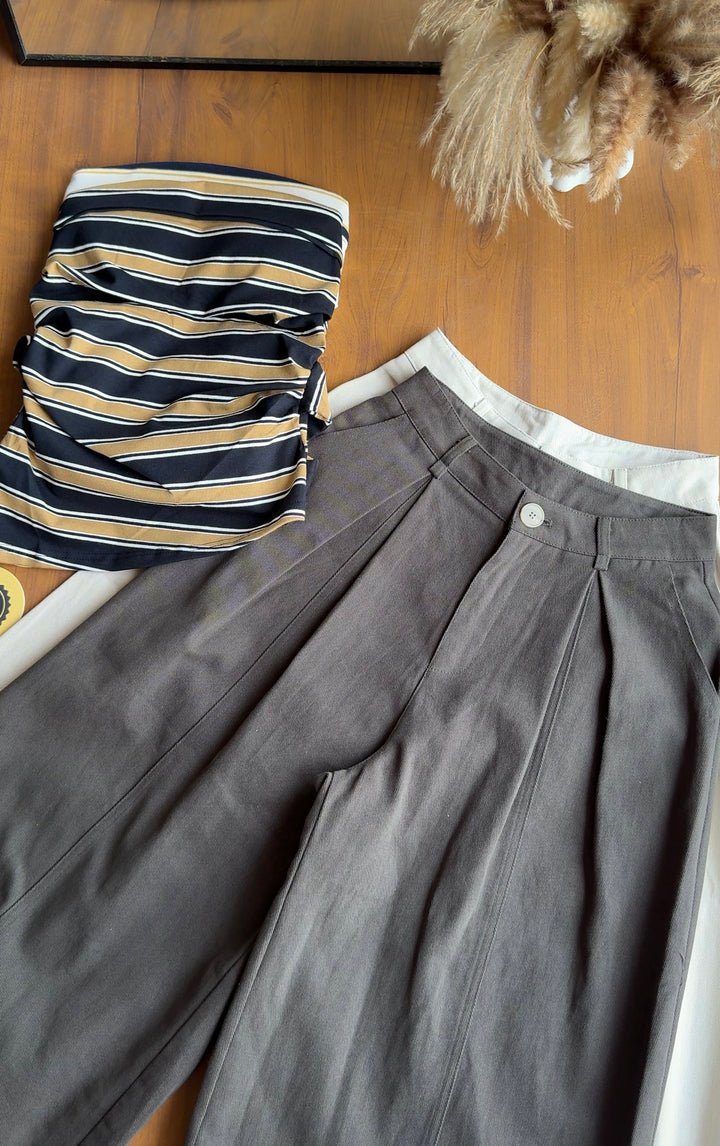 Jackie high waist baggy pants