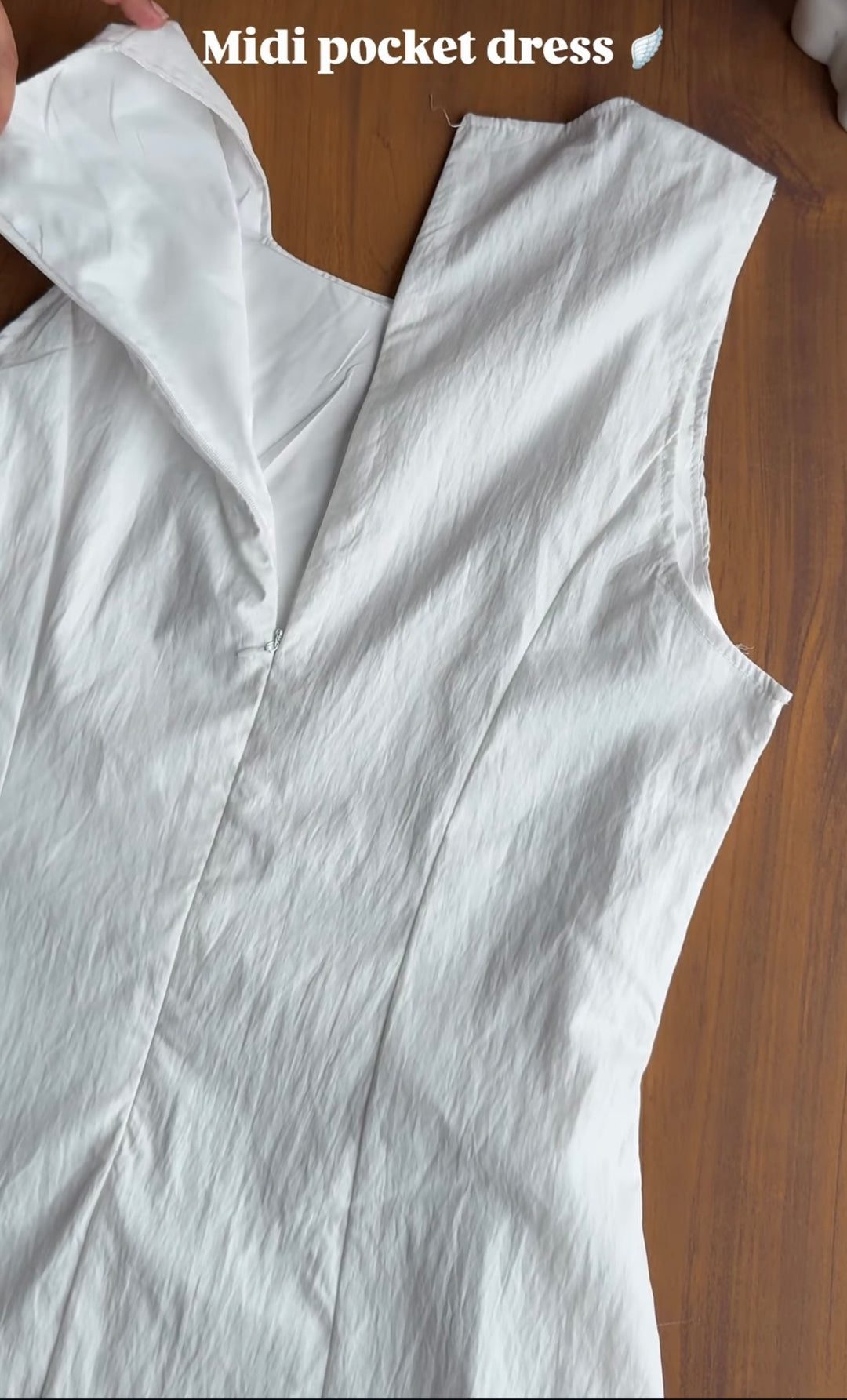 Athens pocket midi dress