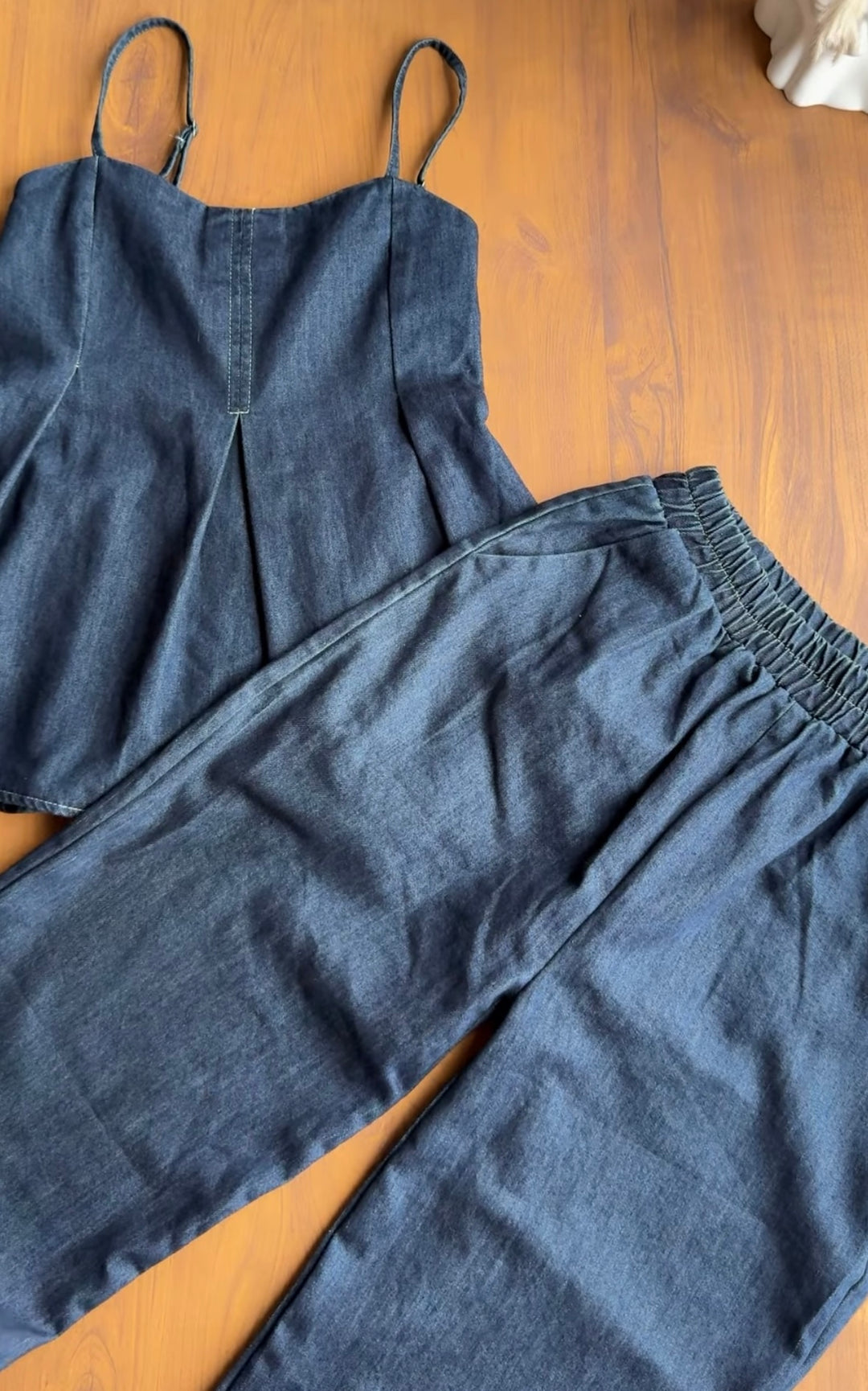 Ash denim coord set