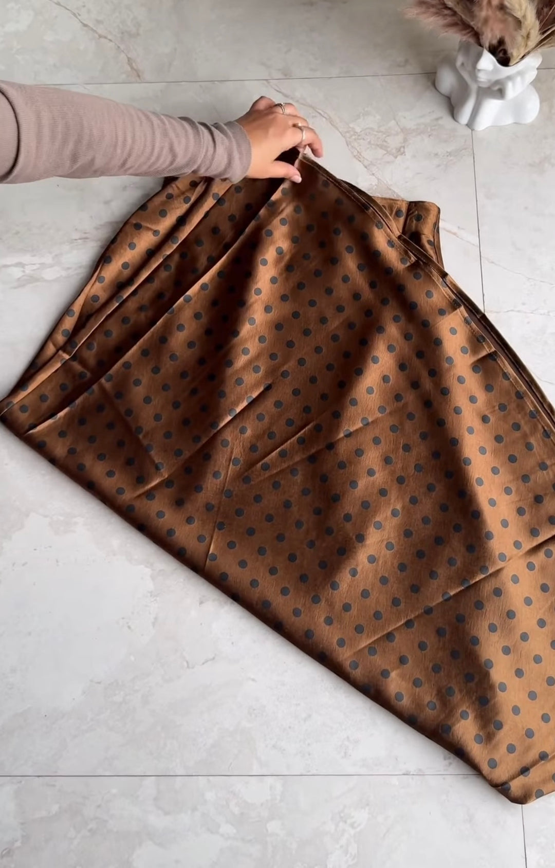 Diana polka dot skirt