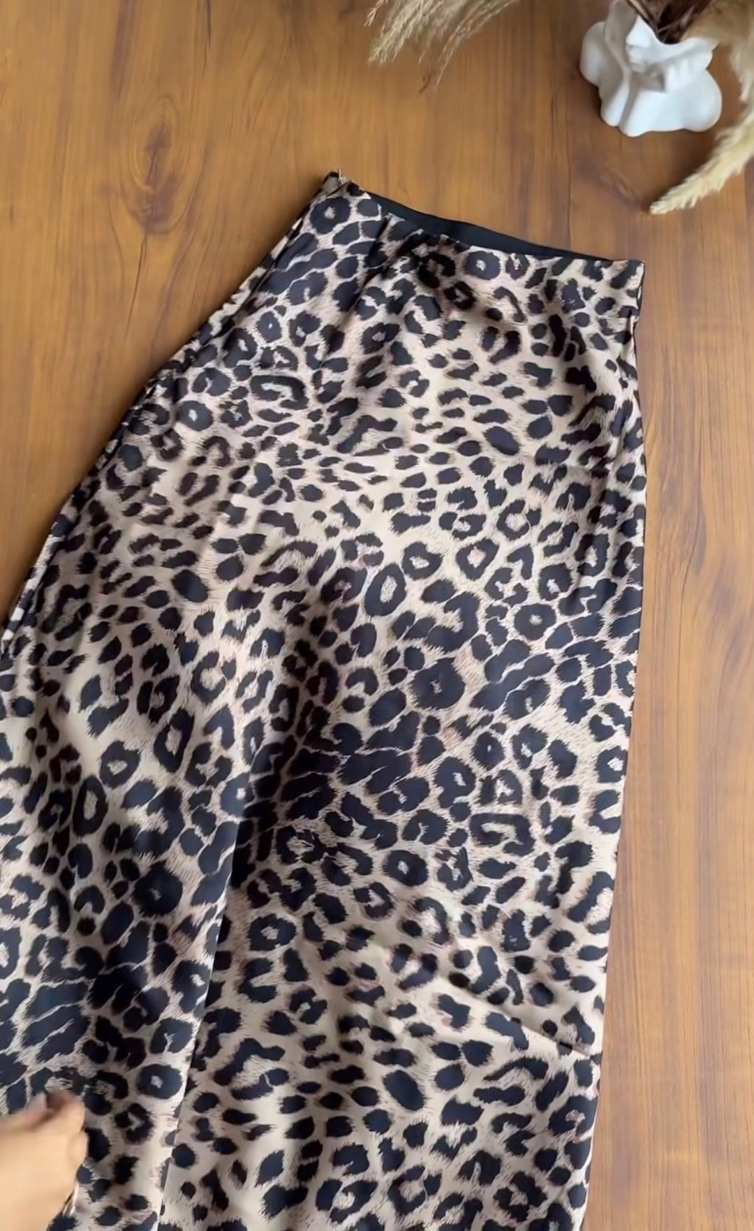 Bree leopard print skirt