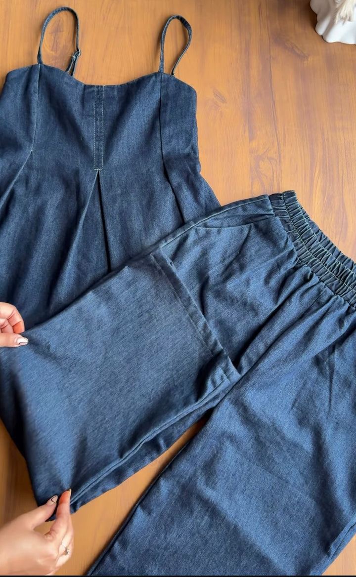 Ash denim coord set