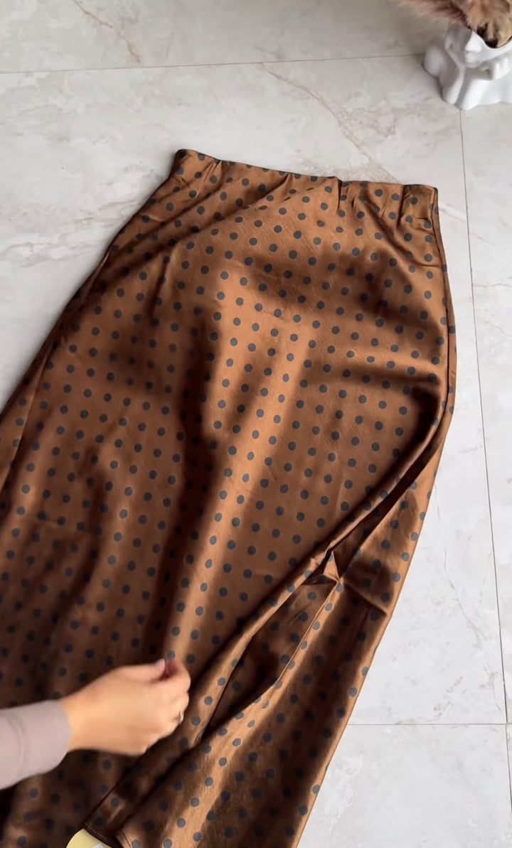 Diana polka dot skirt
