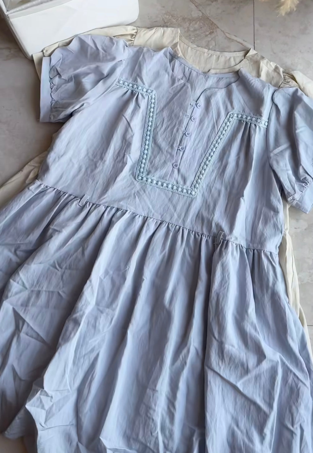 Summery Cotton belted dress