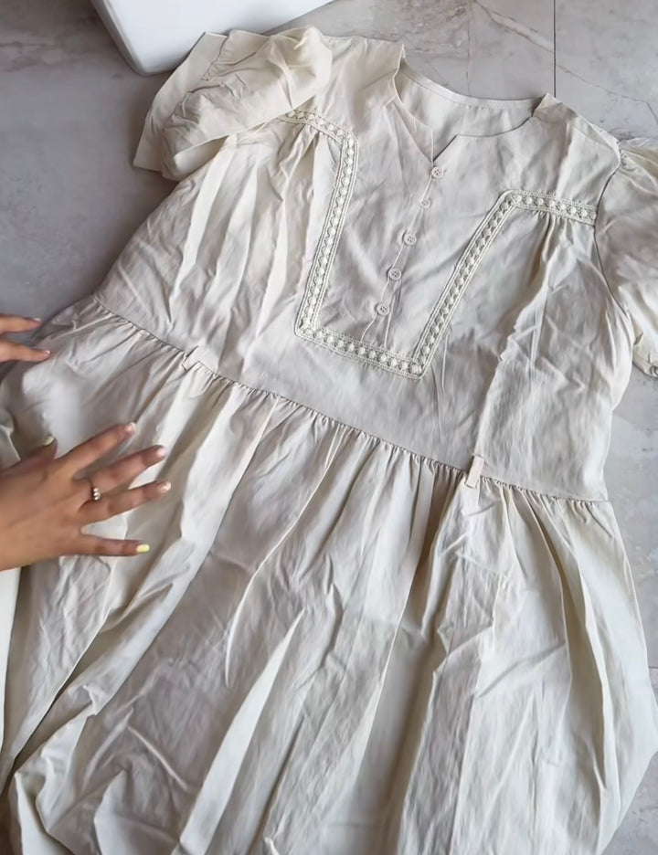 Summery Cotton belted dress