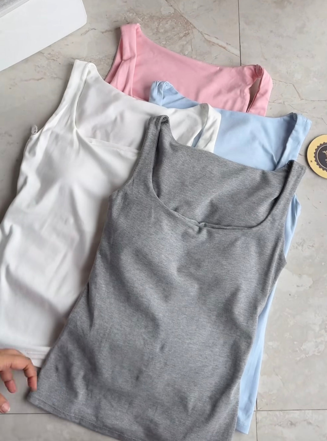 Gilbert built in bra top