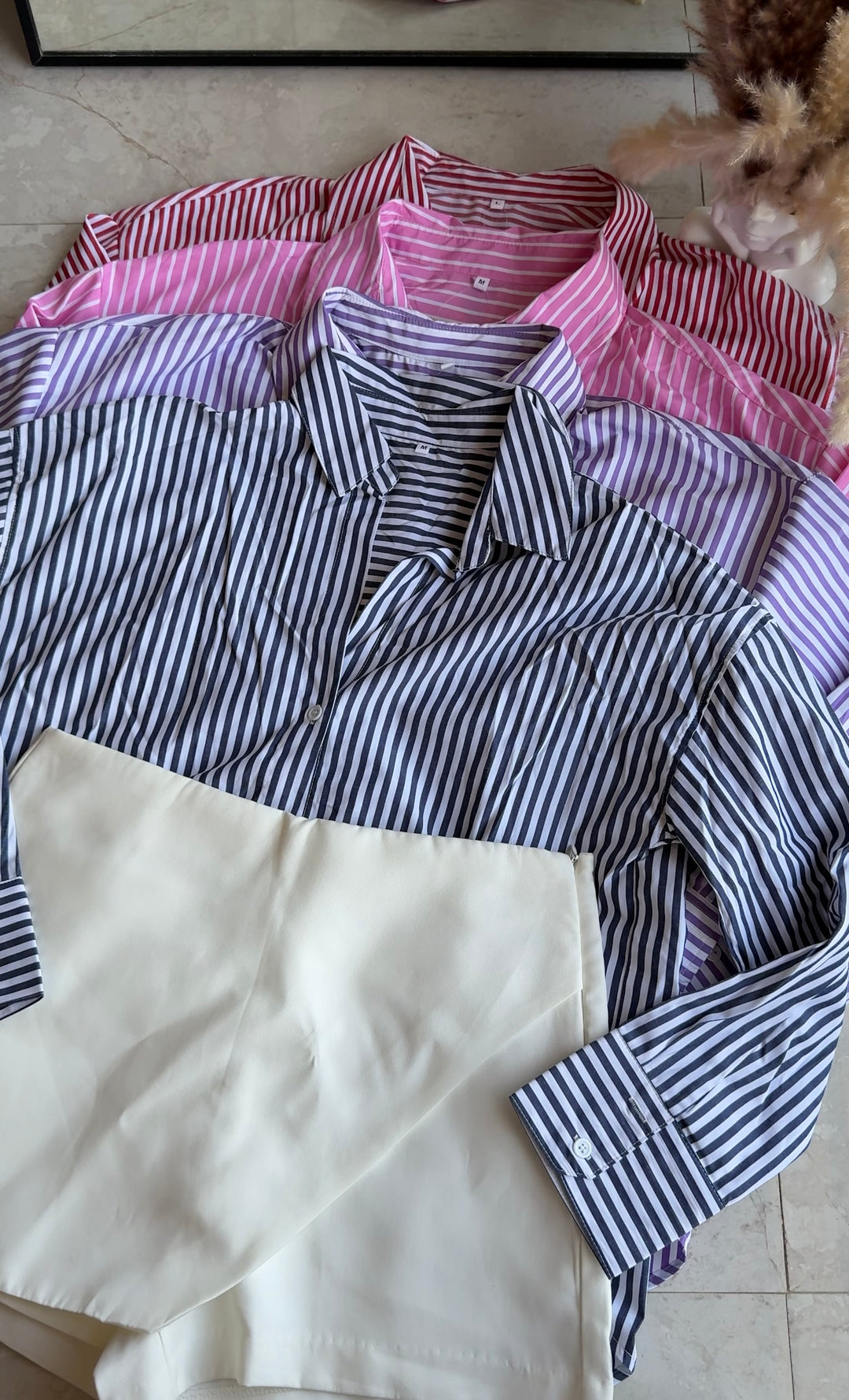 Gretchen striped shirt
