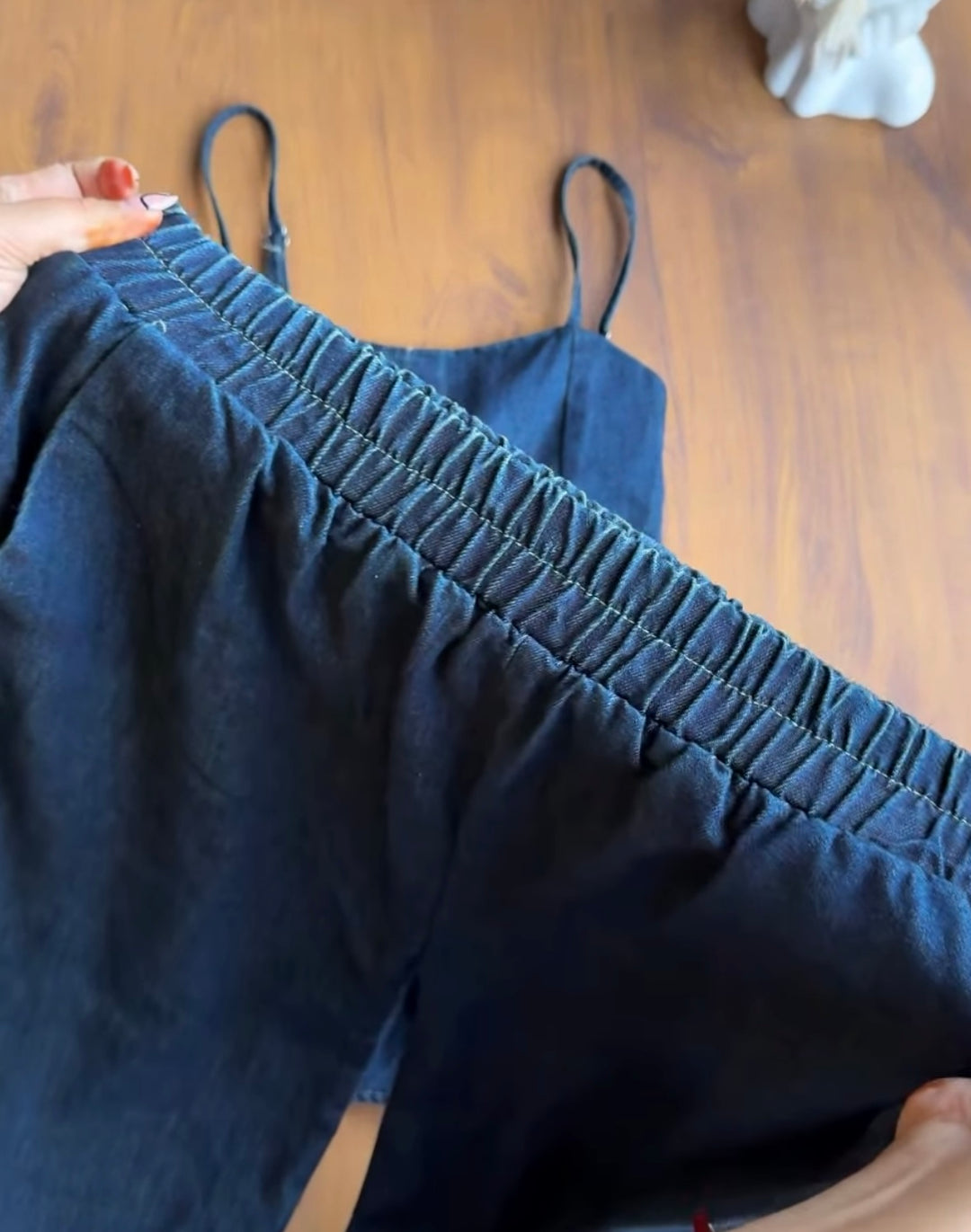 Ash denim coord set