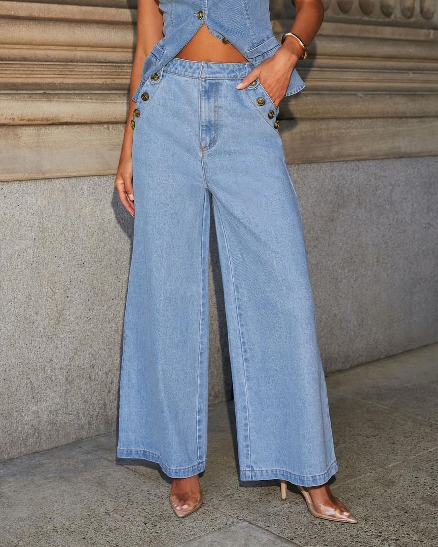 Stack denim Coord set- pre order