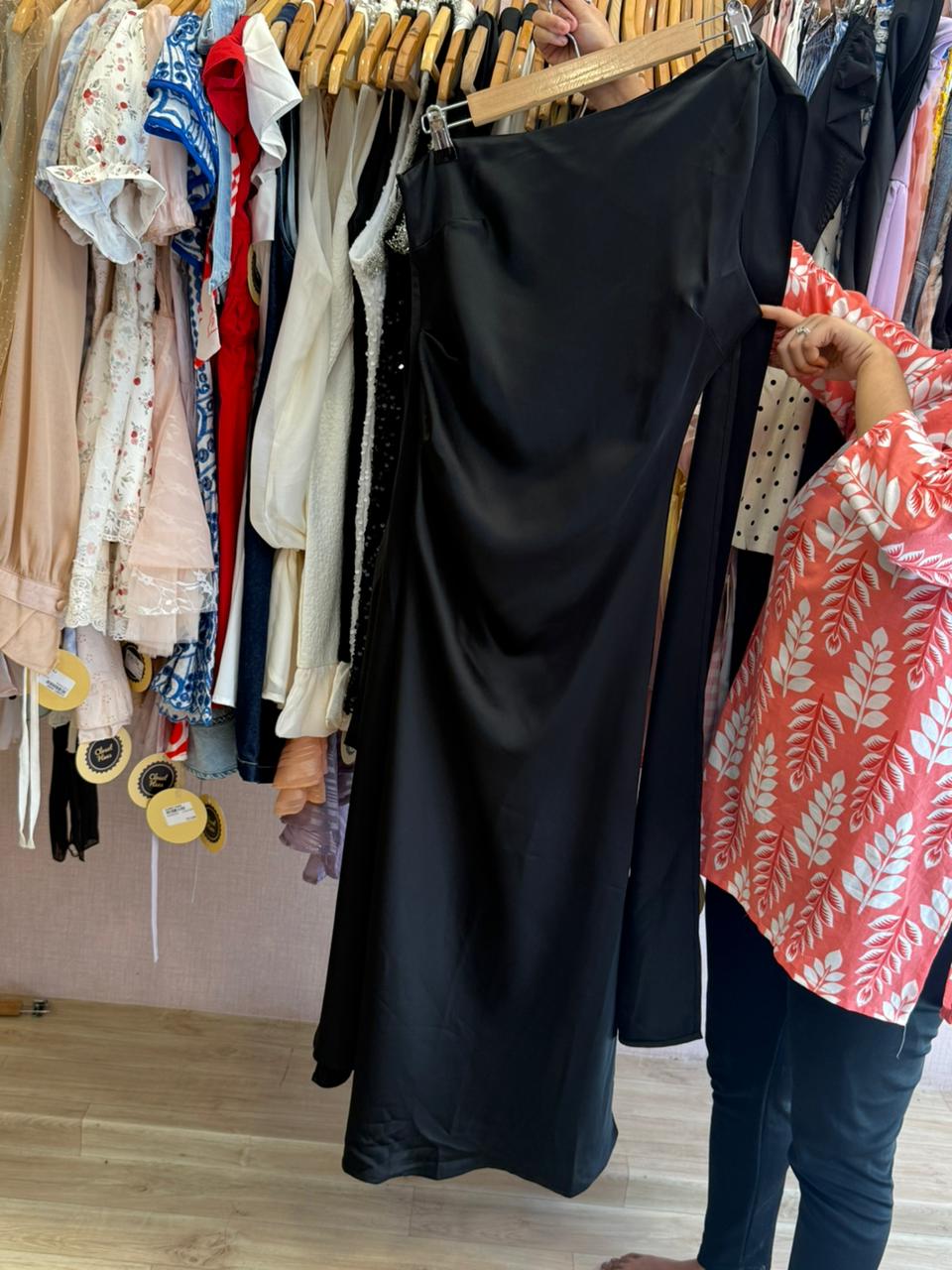 Pam one shoulder dress