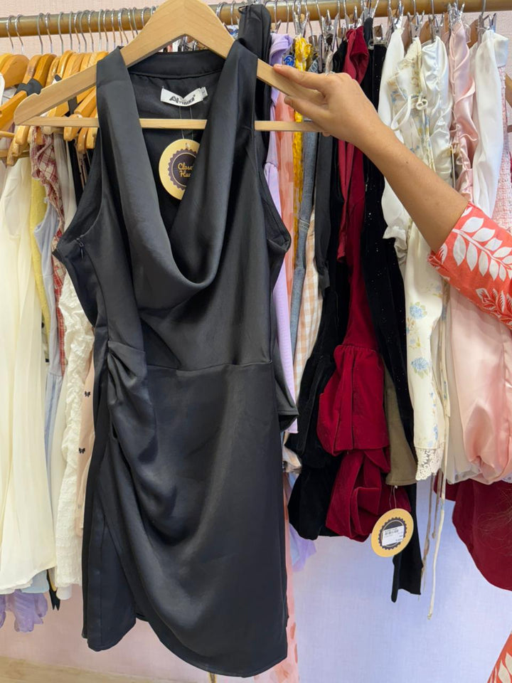 Meghan  silk satin dress