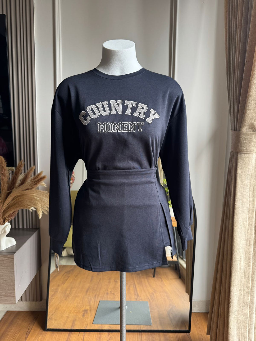 Countryside sweatshirt with skorts