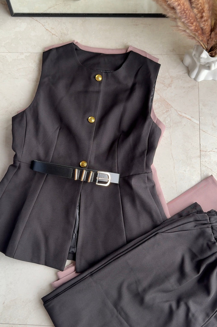Lannister coord set with belt