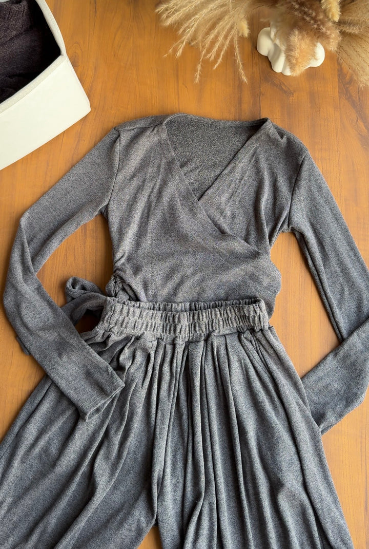 Bella crisscross tie tracksuit